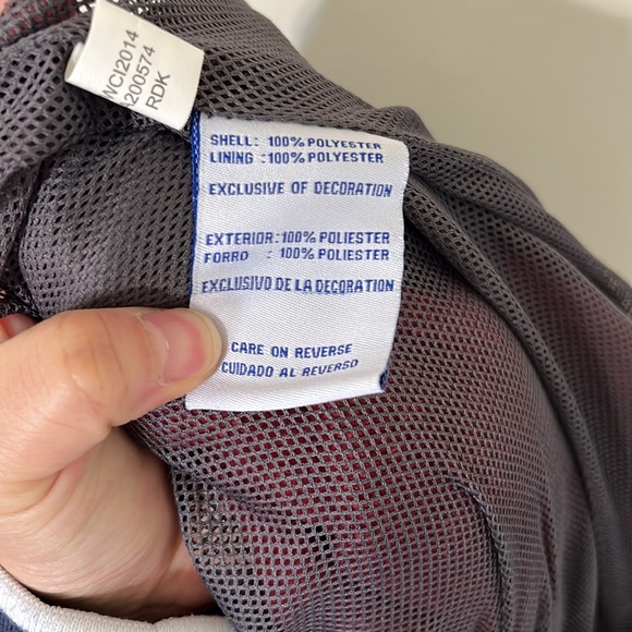 NFL Men's Washington Commanders Burgundy Dark Grey Full Zip Hooded Sweatshirt L - Picture 10 of 10